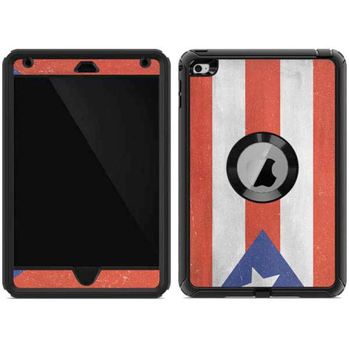 Puerto Rico Flag Distressed Otterbox Defender iPad Skin